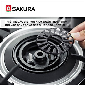 Bếp gas âm Sakura SG-2525GB - Hàng chính hãng