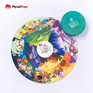 Đồ Chơi Giáo Dục, Bộ Xếp Hình Myndtoys Link ‘n’ Learn - Wonderful Planet - Dành Cho Bé Trên 3 Tuổi