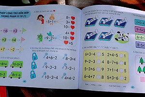 Sách TOÁN TIỀN TIỂU HỌC - Cộng trừ trong phạm vi 10, phạm vi 20