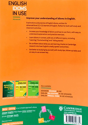 English Idioms In Use Advanced Book With Answers (Vocabulary In Use)