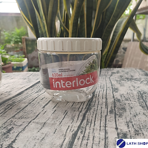 Hộp Bảo Quản Interlock Lock&Lock - INL401W- 620ml Dùng Đựng Đồ Khô, Gia vị