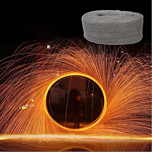 Bùi nhùi thép cuộn 6 Mét +Tặng kèm dây quay