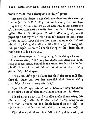 Sách 10 Suy Nghĩ Không Bằng Một Hành Động