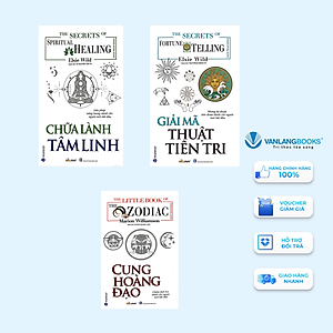 Combo 3 Cuốn Chữa Lành Tâm Linh + Giải Mã Thuật Tiên Tri + Cung Hoàng Đạo - Vanlangbooks