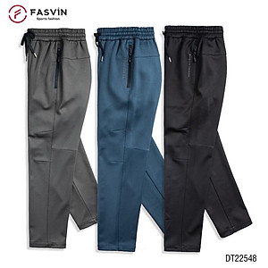 Quần thun thể thao nam Fasvin DT22548.HN vải thun 01 lớp co giãn thoải mái