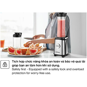  Máy xay sinh tố mini 2 bình Häfele HS-B061MX 535.43.293 - Hàng chính hãng
