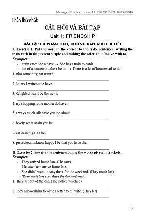 Bài Tập Tiếng Anh 11 Có Đáp Án - KV 	