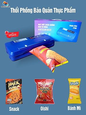 Máy Hút Chân Không Thực Phẩm TT68 Không Kén Túi, Ép Chân Không Khô và Ướt, Hàng Chính Hãng