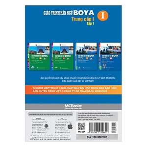 Sách Giáo Trình Hán Ngữ Boya Trung Cấp I - Tập 1