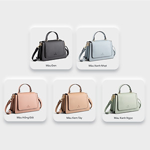 Túi Yuumy ( Thời trang nữ nắp gập phối quai xách size 20 - Túi đeo chéo da Seasand YN128 )