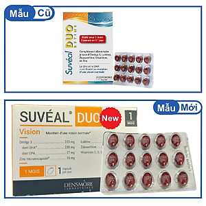 Vitamin Bổ Mắt Cao Cấp Từ Pháp Suvéal Duo: Chống Tia Sáng Xanh, Giảm Tổn Thương Mắt Do  Quá Trình Oxh Trong Học Tập, Làm Việc, Tuổi Tác, Phòng Ngừa Và Hỗ Trợ Điều Trị Đục Thủy Tinh Thể, Thoái Hóa Điểm Vàng 