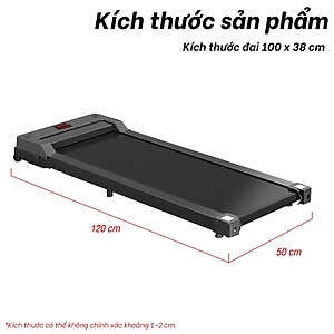 Máy chạy bộ đi bộ gia đình TM310 & TM310A [BLACK] thế hệ mới có điều khiển từ xa