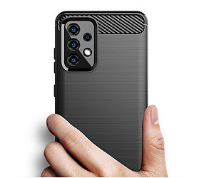 Ốp lưng chống sốc Vân Sợi Carbon cho Samsung Galaxy A72 - Hàng nhập khẩu