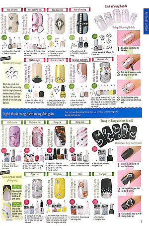 Sách Bộ Sưu Tập Các Mẫu Trang Điểm Móng (Tập 2)