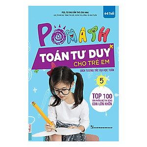Combo 3 Cuốn Pomath Toán Tư Duy Cho Trẻ Em (Tập 4,5,6) (Học Kèm App MCBooks)