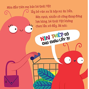 Sách Bé Tự Rèn Tính Tốt: Bé Quái Vật Biết Xin Phép