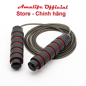 [Loại Tốt – Lõi Thép] Dây nhảy thể dục có thể điều chỉnh dây, Dây nhảy lõi thép, không bị rối dùng để tập thể dục độ dài 2.9m, hỗ trợ giảm cân – Chính hãng Amalife