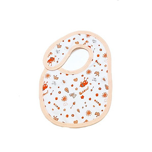 Combo 3 yếm dán in hình siêu cưng 100% cotton Babiboo - BBC45