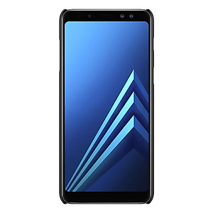 Ốp lưng sần cho Samsung Galaxy A8 Plus 2018 hiệu nillkin mặt lưng nhung mịn, chống sốc cực tốt - Hàng nhập khẩu