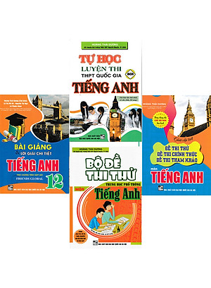 Combo Sách Luyện Thi THPT Quốc Gia Môn Tiếng Anh Và Lớp 12 (Bộ 4 Cuốn) - HA