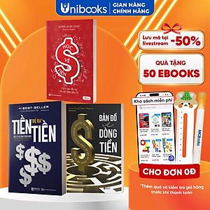 Combo 3 Cuốn Sách Chuẩn Đoán Sức Khoẻ Tài Chính: Học Về Tiền, Bản Đồ Dòng Tiền, Tiền Đẻ Ra Tiền