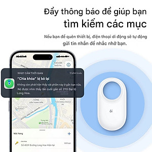 Định vị GPS Hoco E94 chống thất lạc đồ vật hành lý, định vị toàn cầu sử dụng cho iOS - Hàng chính hãng