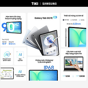 Máy Tính Bảng Galaxy Tab S10 FE Wifi (8GB/128GB) - Hàng Chính Hãng