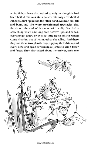 Sách James and the Giant Peach (Roald Dahl, Illustrated by Quentin Blake)