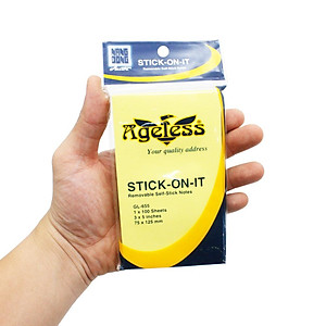 Giấy Note 3 x 5 Ageless GL-655 - Màu Vàng