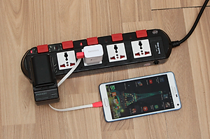 Ổ cắm điện 5 lỗ 2m Điện Quang SM750SL - Hàng Chính Hãng