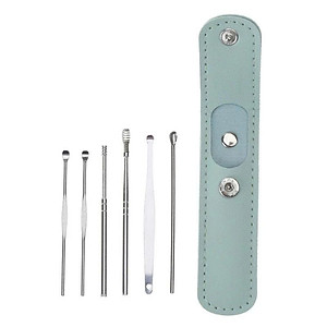 Bộ lấy ráy tai đa năng 6 món Cao cấp bằng thép không rỉ - Giao Màu Ngẫu Nhiên