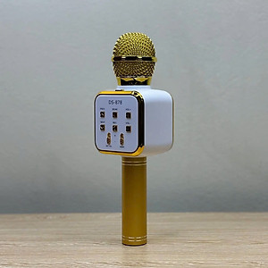 Micro Karaoke Bluetooth kèm loa kết nối điện thoại, máy tính bảng Hát Không Dây, Nghe Nhạc, Hỗ Trợ Kết Nối Thẻ Nhớ, USB Pin sạc MÀU ĐEN - Hàng Chính Hãng