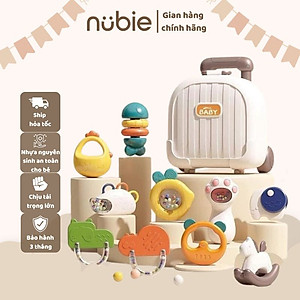 Set 10 Đồ Chơi Xúc Xắc, Gặm Nướu Cho Bé -Dumoon 10 Chi Tiết An Toàn Tiện Dụng