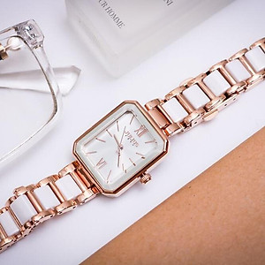  Đồng hồ nữ Julius JA-1273 dây đá sang trọng