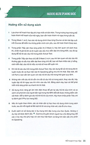 Sách Hackers IELTS Basic- Speaking