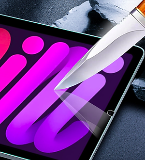 Dán cường lực dành cho iPad Mini 7 hiệu Greencase chống xước chống vỡ - Hàng nhập khẩu 