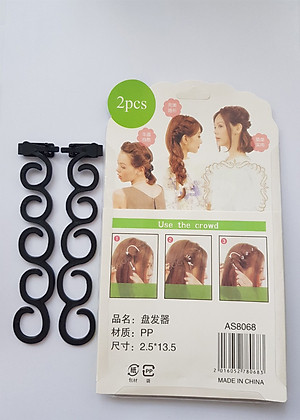 Sét 2 dụng cụ tết tóc mái siêu tiện V2