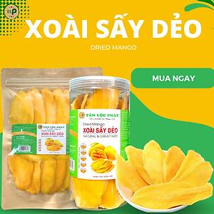 XOÀI SẤY DẺO VỊ TỰ NHIÊN CHUA NGỌT TÂN LỘC PHÁT
