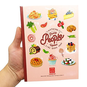 Vở Class Foody - 4 Ô Ly 96 Trang 58gsm - Hồng Hà 0310 (Mẫu Màu Giao Ngẫu Nhiên)