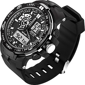 Mua ETEVON Men's 'Air Force' Stylish Big Face Analog Digital Watch