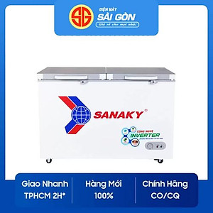 TỦ ĐÔNG INVERTER SANAKY 280 LÍT VH-3699A4K ĐỒNG (R600A) (KÍNH CƯỜNG LỰC) - HÀNG CHÍNH HÃNG