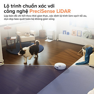 Robot Hút Bụi Lau Nhà Roborock QRevo Edge 5V1 Lực 18.500 Pa Xòe Giẻ, Xòe Chổi - Hàng Chính Hãng