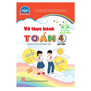 Sách - Combo Vở thực hành Toán 4, tập 1+2 (Bộ sách Chân trời sáng tạo)