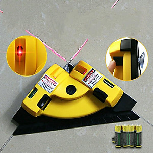 Thước ke góc vuông Laser máy đo góc vuông 90 độ bằng tia Laser đa năng