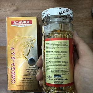 Viên uống Omega 369 của Mỹ - ALASKA DEEP SEA FISH OIL Nuhealth