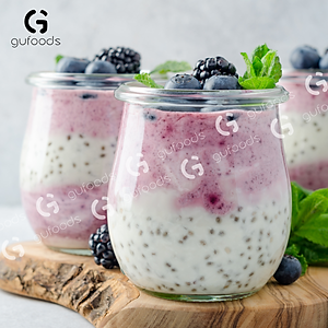 Hạt chia GUfoods - Giàu chất xơ và Omega-3, Tốt cho hệ tiêu hoá, Lành mạnh, Healthy, Eat clean