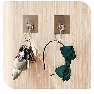 Móc Dán Tường Treo Đồ Đa Năng KUNBE Thiết Kế Móc Dạng Lưỡi Câu To Chắc Chắc