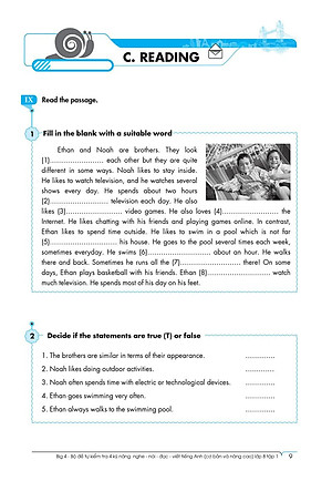Sách Big 4 Bộ Đề Tự Kiểm Tra 4 Kỹ Năng Nghe - Nói - Đọc - Viết (Cơ Bản Và Nâng Cao) Tiếng Anh Lớp 8 Tập 1