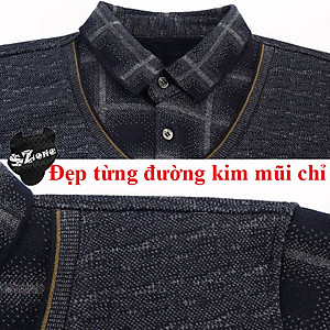 Áo Len Trung Niên Lót Lông Cừu Sang Trọng Siêu Ấm SAL240