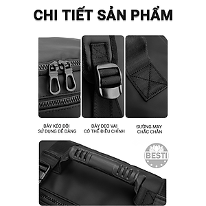 Balo Nam Chống Thấm, Chống Nước, Thời Trang Cao Cấp Túi Du Lịch Đa Năng Tiện Lợi Thương Hiệu Besti Y02- Hàng Chính Hãng
